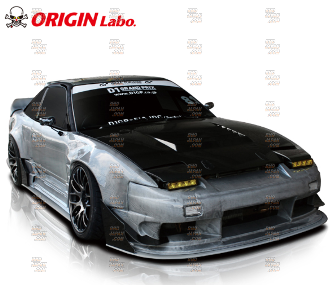 Origin Labo. Fujin Front Bumper - 180SX RPS13 RS13 - RHDJapan